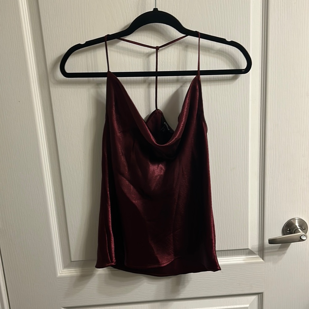 Cowl Neck Maroon/Wine colored Express Top